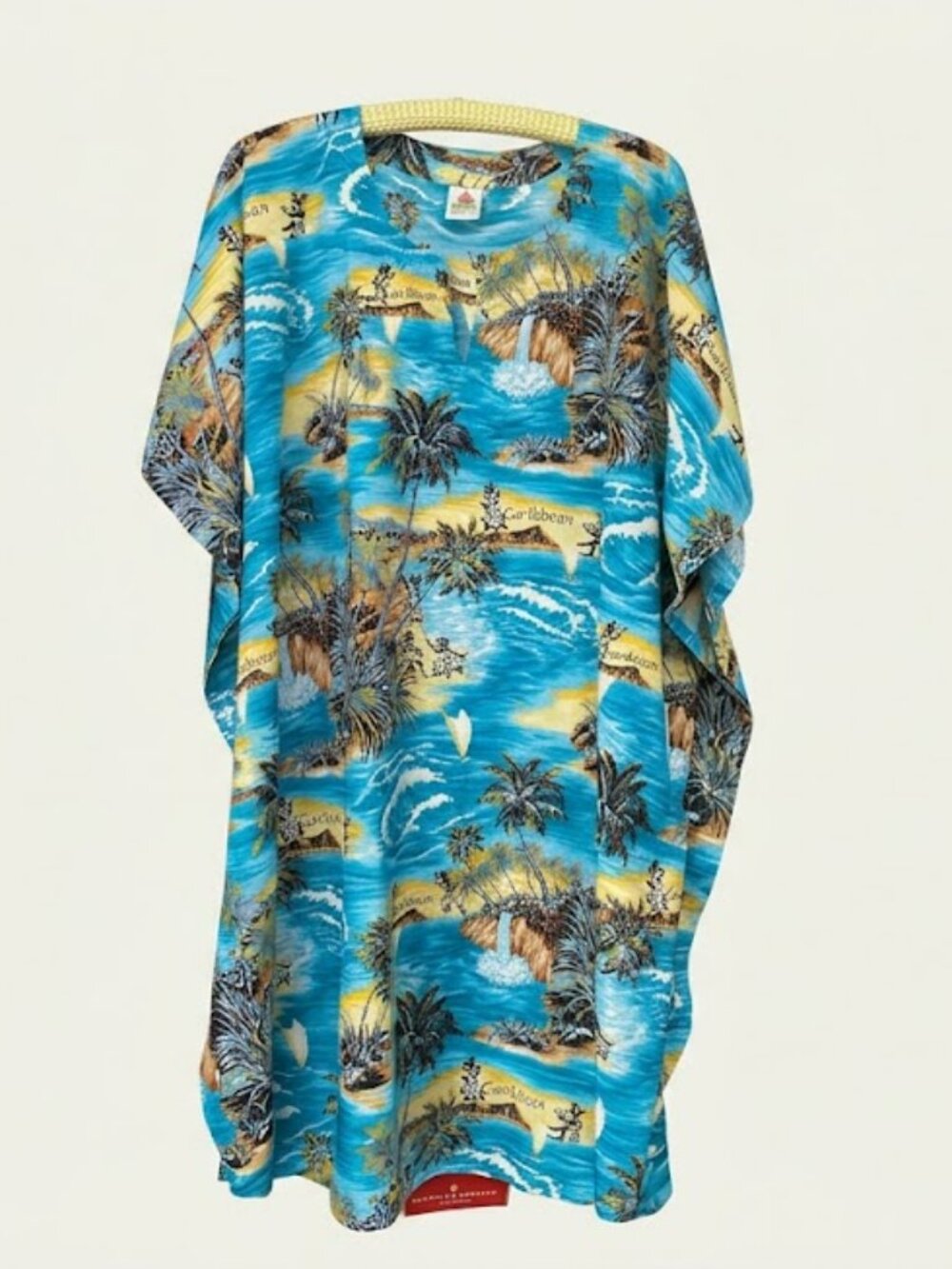 Vintage Rima 100% Terivoile Beachworld Caribbean Muumuu 
One Size Fits All